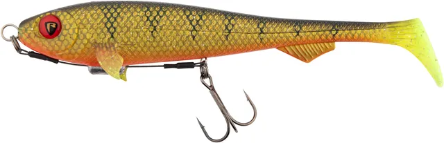 Fox Rage Super Slick Shad Loaded 18cm 49g UV Natural Perch