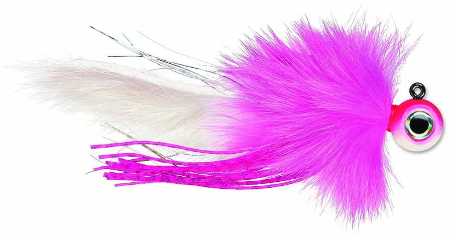 VMC Twitchin Jig 10.5g Glow Angel Face UV