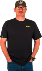 Black Cat Chase Dreams Black Tee XXL