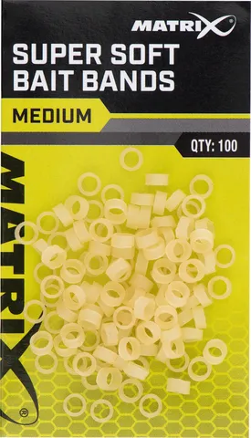 Matrix Super Soft Bait Bands 1.5mm 100pcs Medium