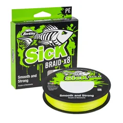 Berkley Sick Braid - 0.23mm, 150m, Hi-Viz Yellow