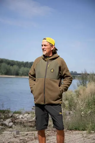 Black Cat Polar Fleece Kapuzenpullover XXL