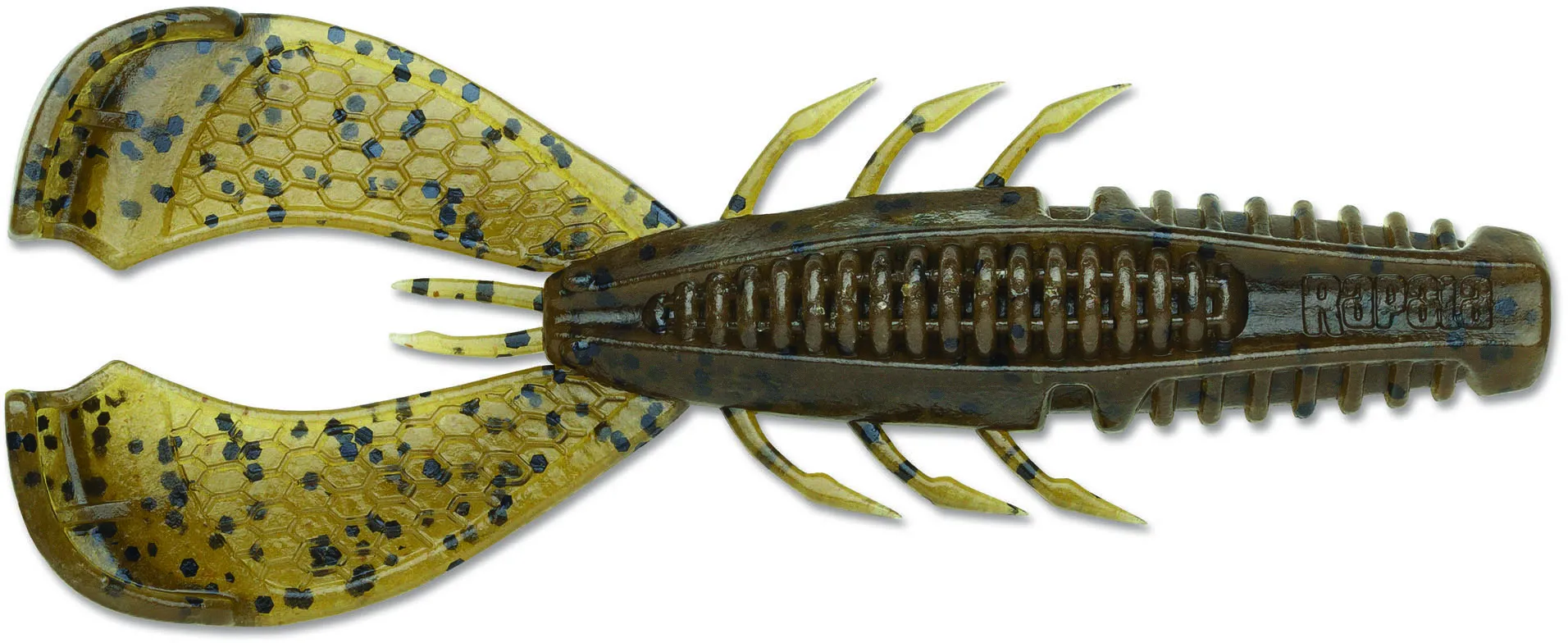 Rapala CrushCity Cleanup Craw Weichköder 7pc 8g 9cm Green Pumpkin