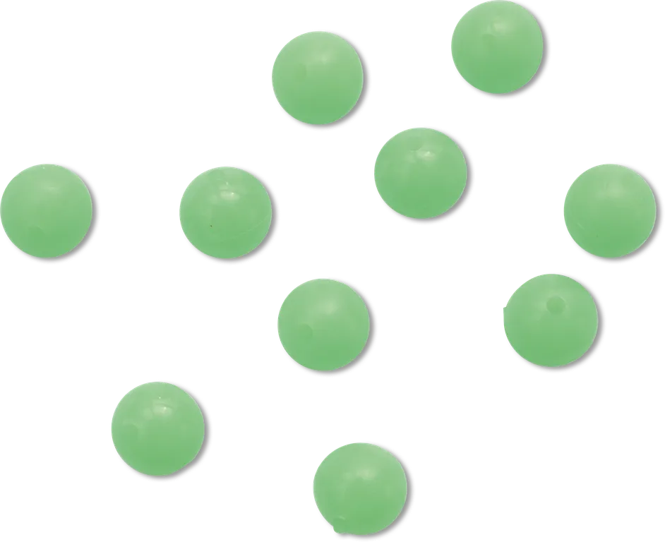 Black Cat Soft Bead L Rig Accessories 8mm 10pcs Soft Rubber