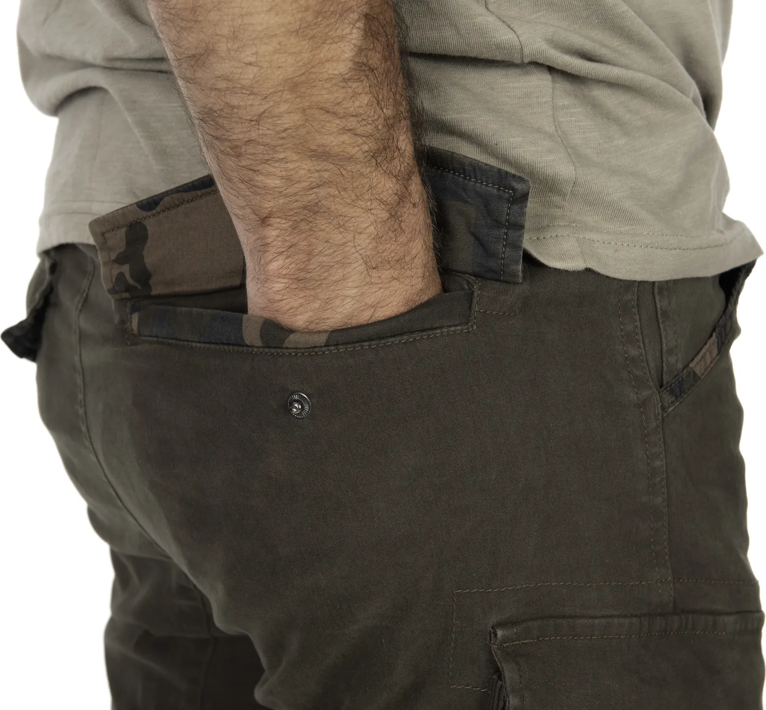 Fox Khaki HD Combat Fishing Trousers M