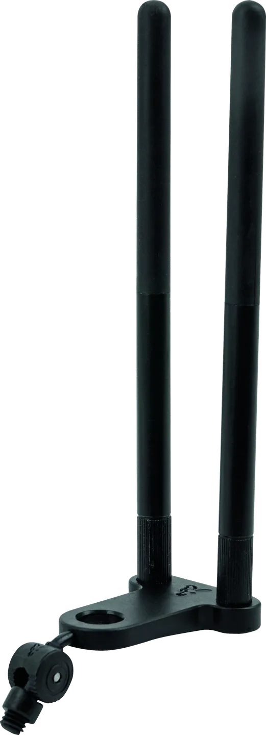 Fox Black Label Snag Ear and Adjustable Hockey Stick Black Anodised