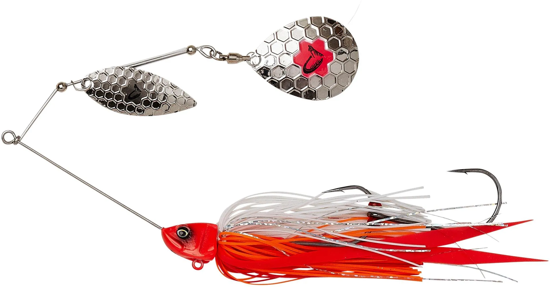 Savage Gear Da Bush Spinnerbait 14cm 21g Red Head Silver