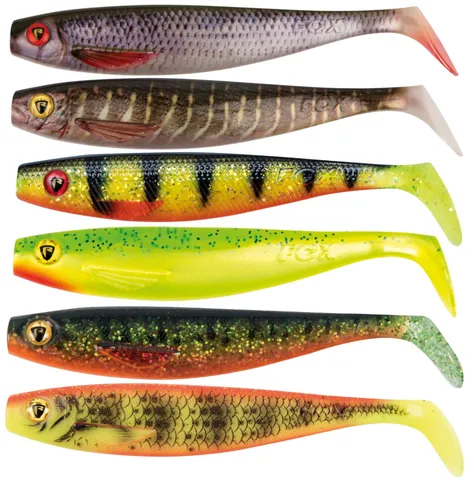 Fox Rage Pro Shad Single Colour Packs 18cm UV Perch