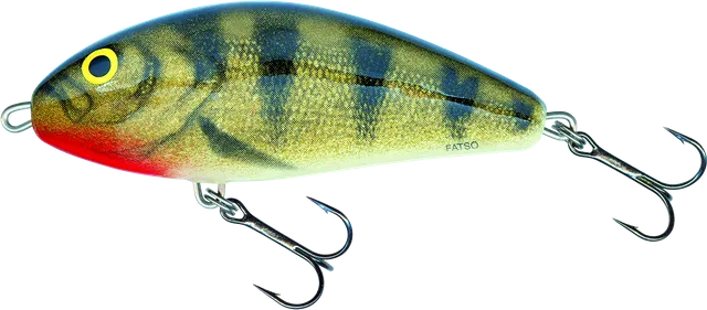 Salmo Fatso Jerkbait 10cm 52g Sinking Emerald Perch