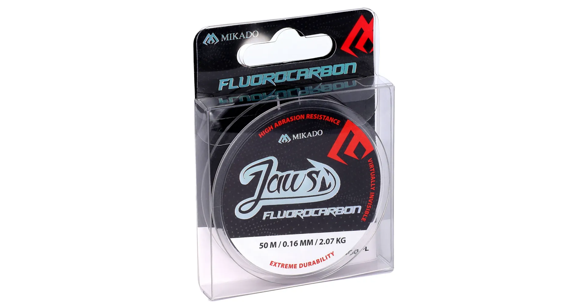 Mikado Fluorocarbon JAWS - 0.30mm, 7.51kg, 50m, Transparent