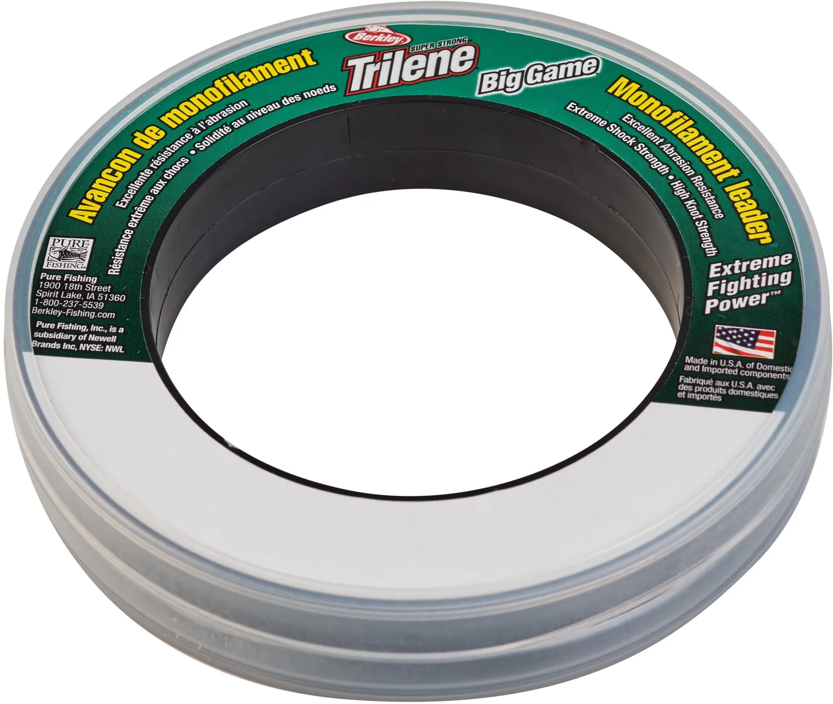 Berkley Trilene Big Game Mono Leaders 18.1kg 0.63mm 50m Clear