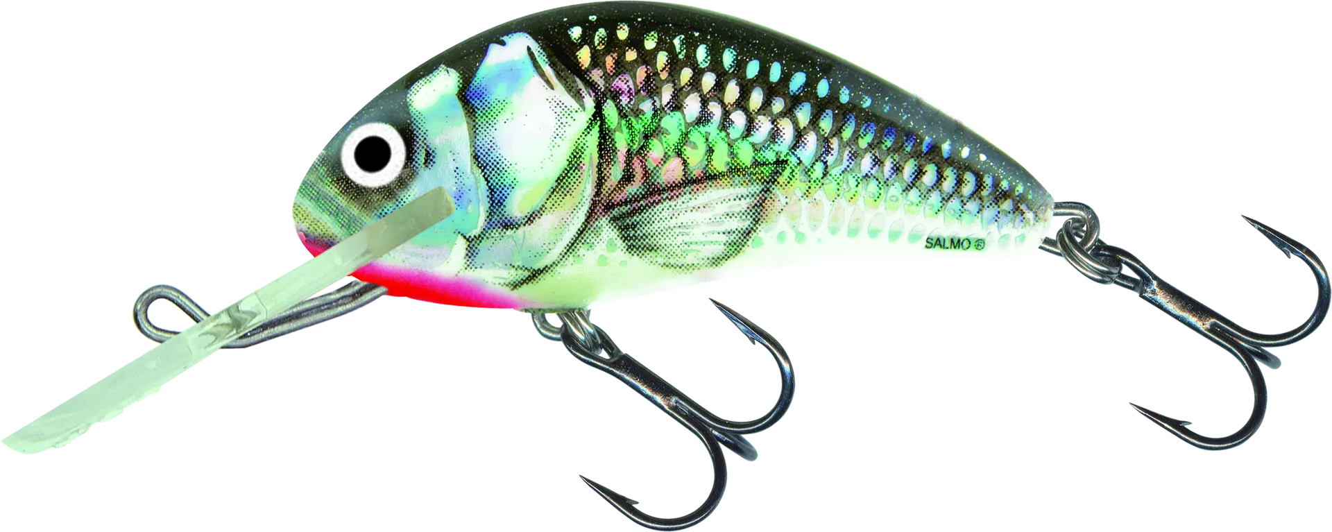 Salmo Hornet 3.5cm 1.0–2.6m 2.6g Holographic Grey Shiner