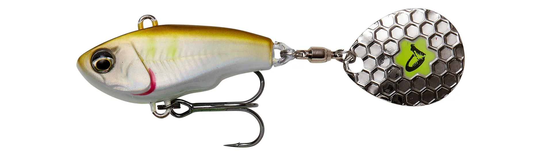 Savage Gear Fat Tail Spin NL - 6.5cm, 12.5g, Ayu