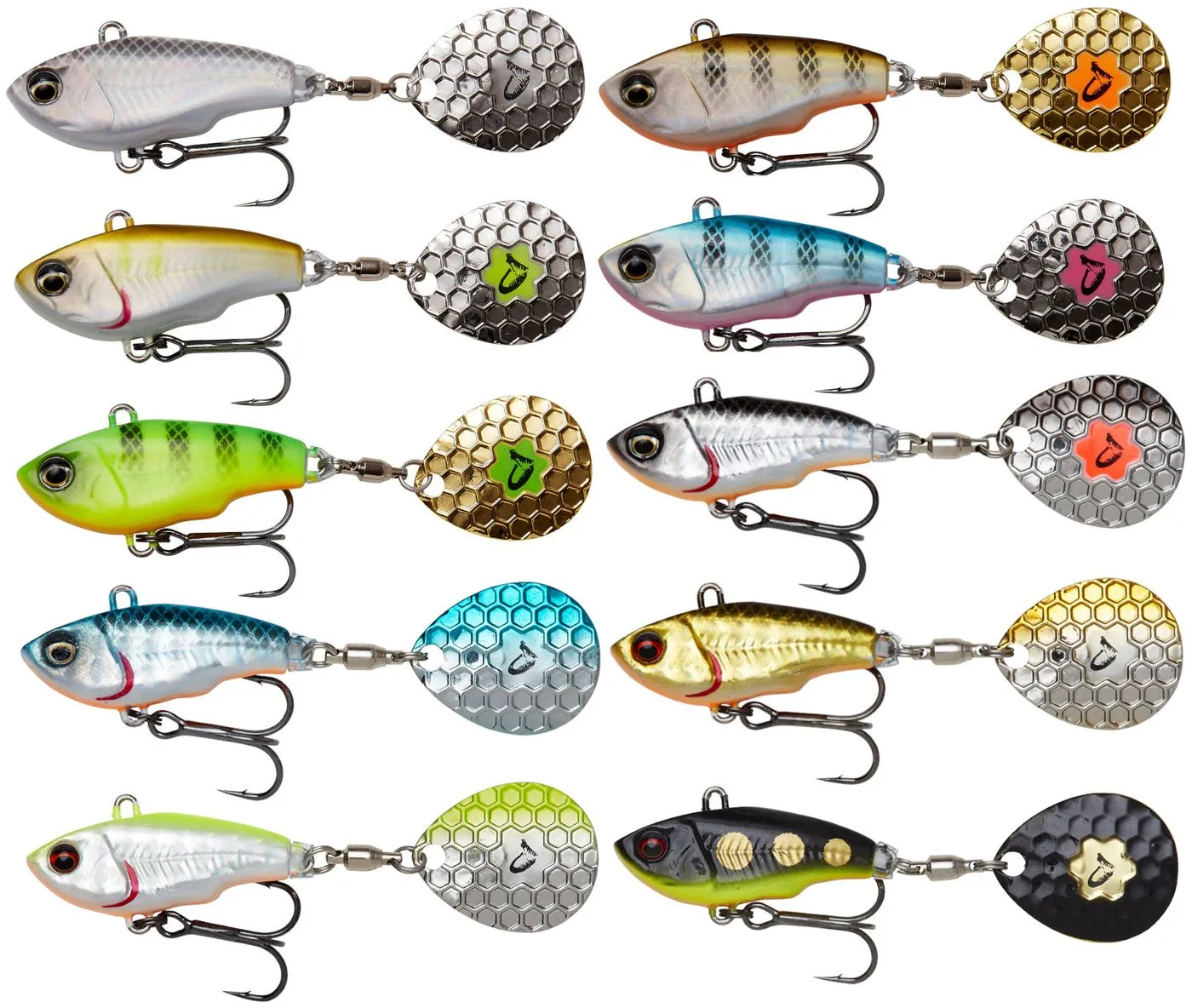 Savage Gear Fat Tail Spin 12.5g 6.5cm Firetiger