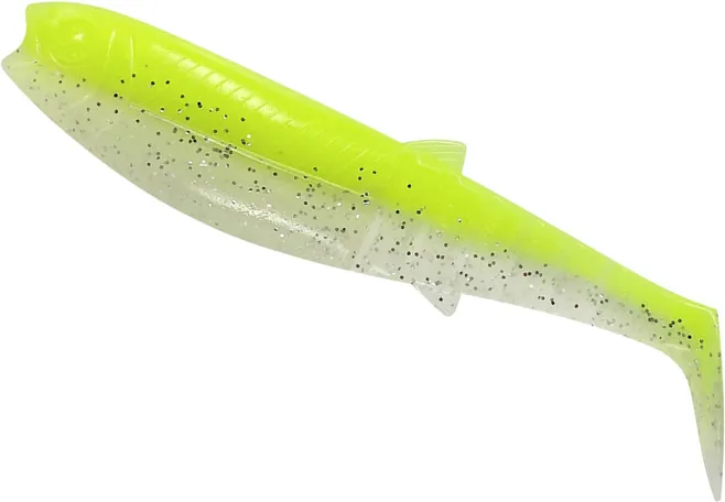 Savage Gear Cannibal Shad 8cm 5g Fluorescent Yellow Glow
