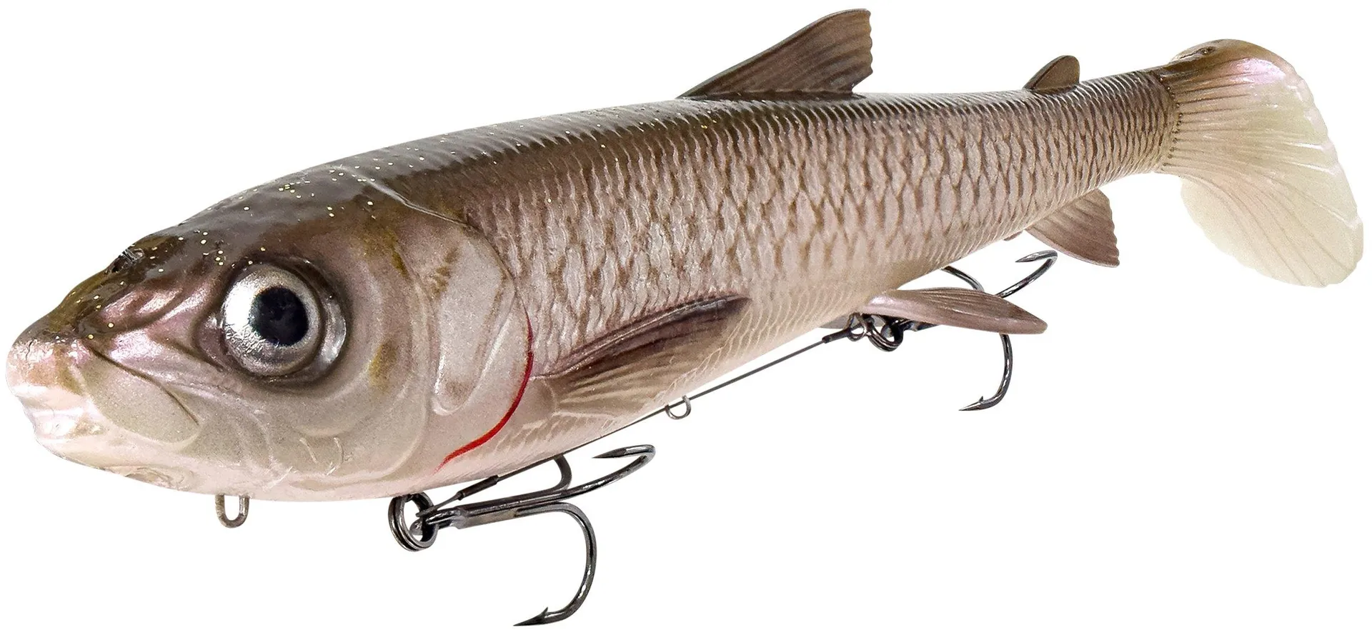 Savage Gear 3D Whitefish Shad XL Swimbait 38cm 450g 2–7m Golden Albino