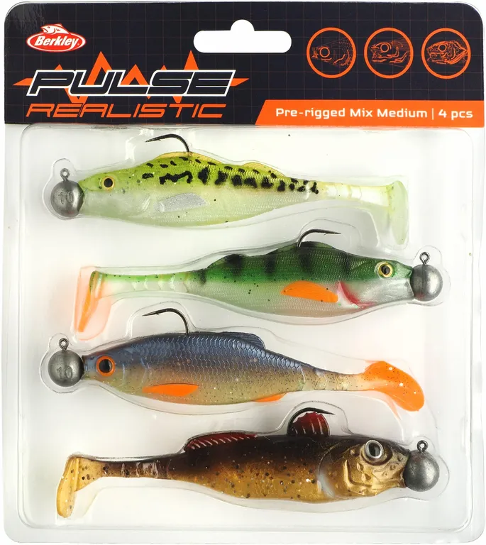 Berkley Pulse Realistic Mix 4pc Swimbait