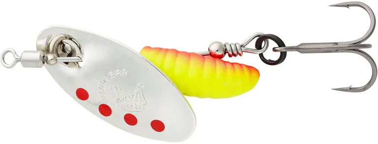 Savage Gear Grub Spinners 2.2g Silver Red Yellow