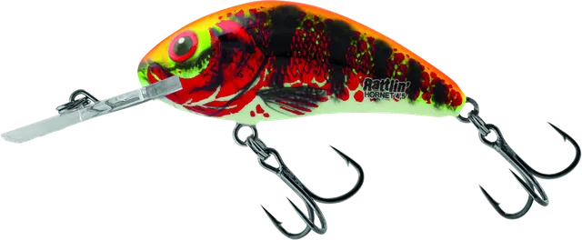 Salmo Rattlin Hornet Floating 4.5cm 1.8–3.4m 6g Holo Red Perch