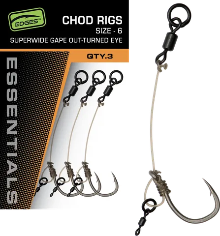 Fox Edges SWGO Chod Rigs 4 13.6kg 3pcs