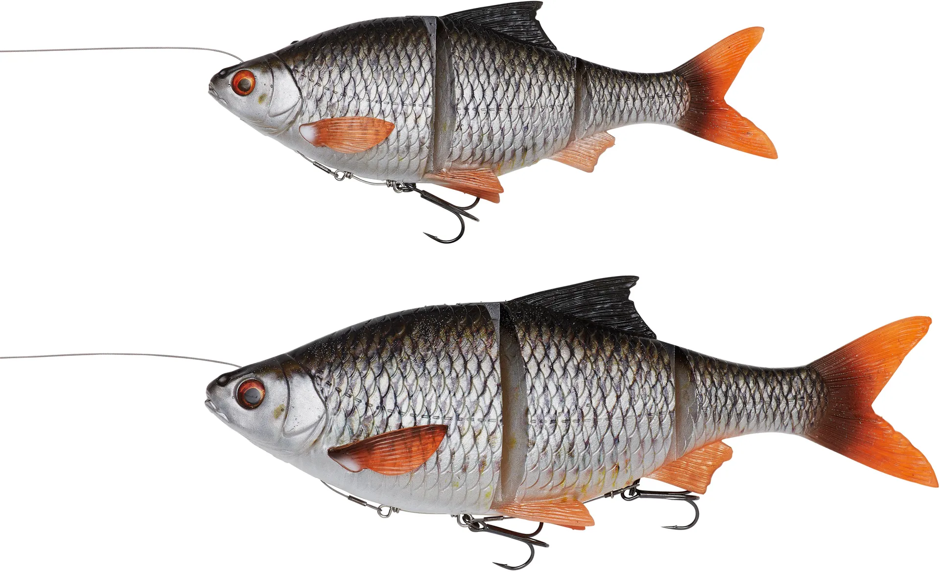 Savage Gear 4D Line Thru Roach Softbait 18cm 86g Slow Sinking Roach