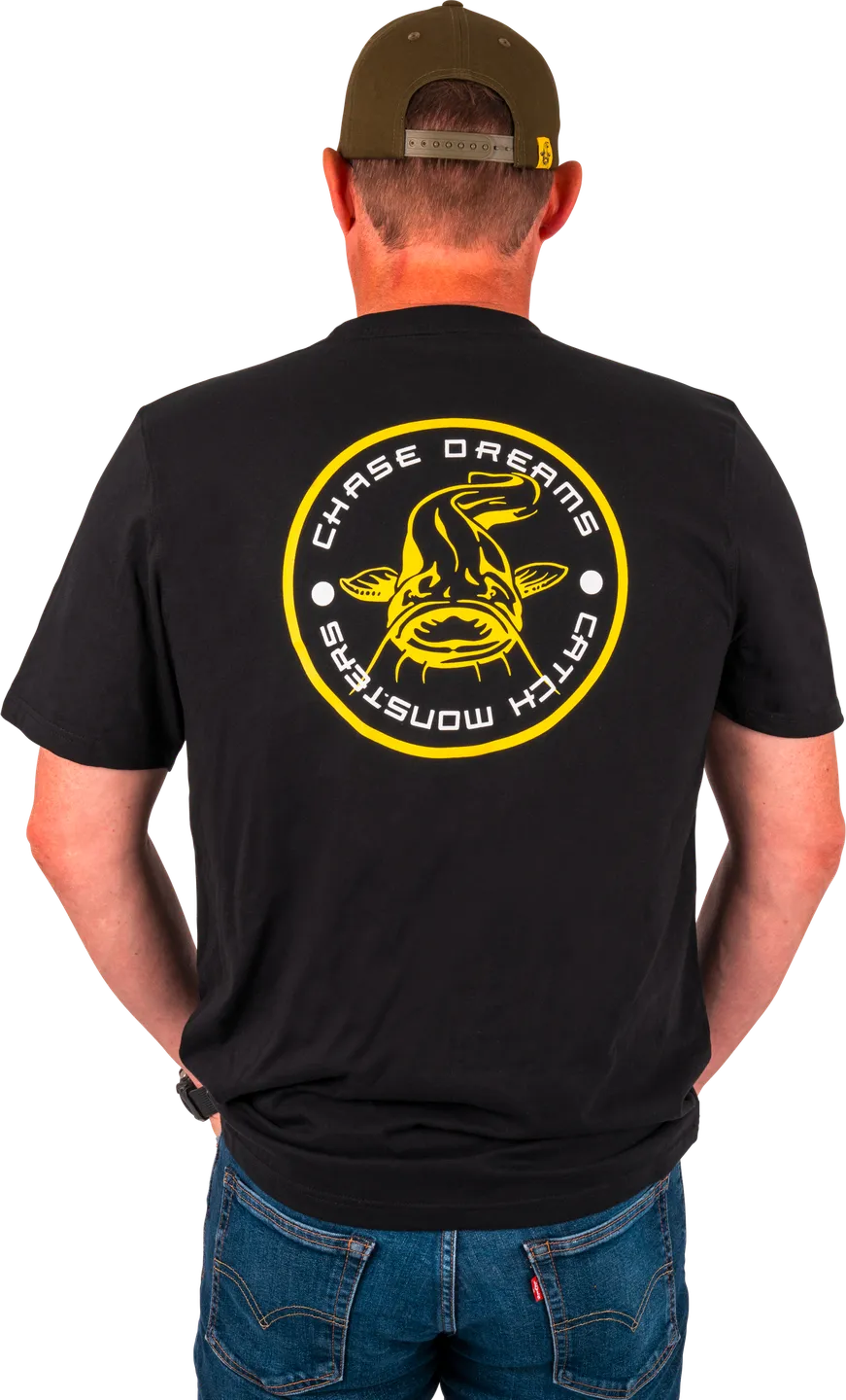 Black Cat Chase Dreams Black Tee XL