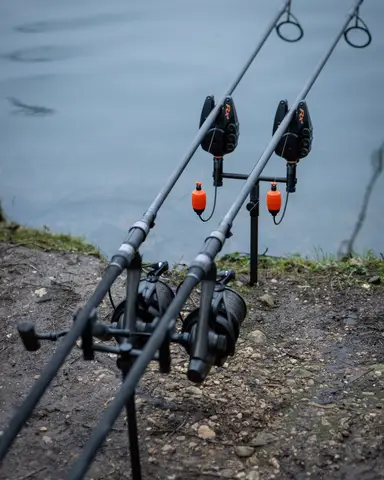 Fox Black Label Carbon 3 Rod Buzz Bar 22–25cm