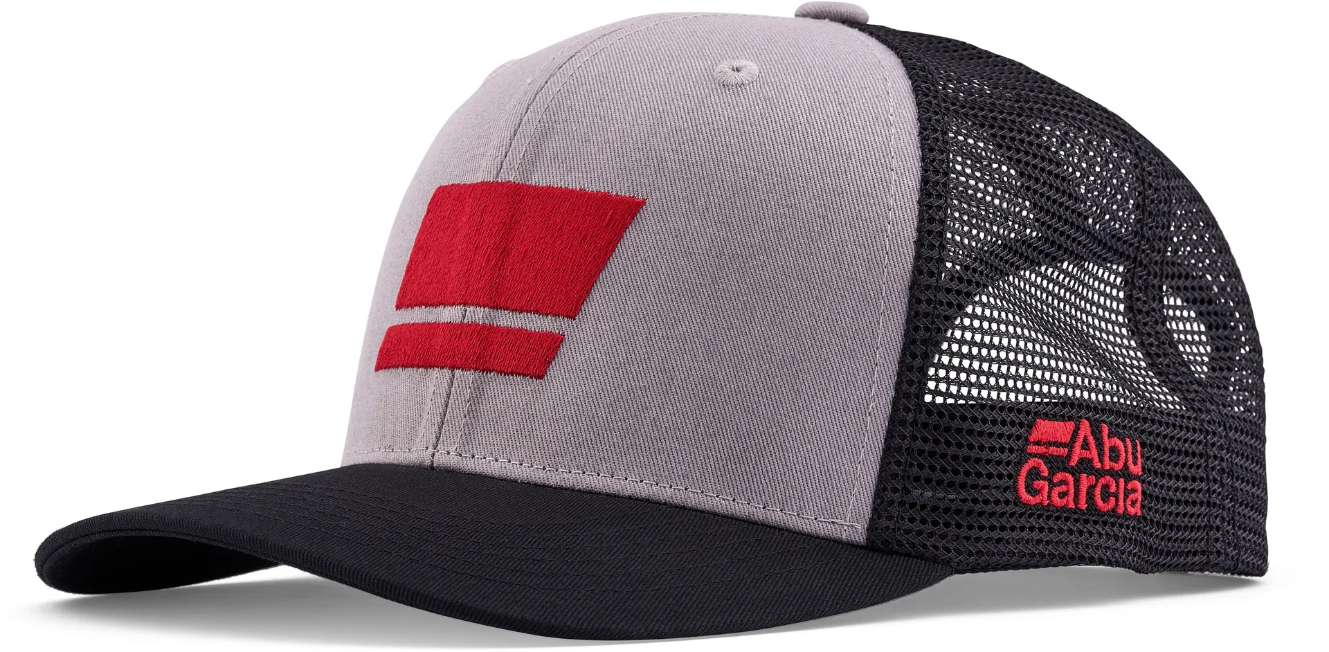 Abu Garcia Flag Trucker Cap Grey Red Black