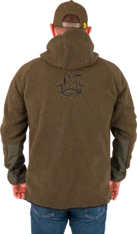 Black Cat Polar Fleece Kapuzenpullover XXL