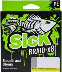 Berkley Sick Braid 0.29mm 26.4kg 150m Flame Green