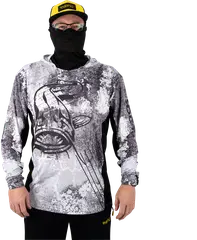 Black Cat Sun Jersey Base Layer L