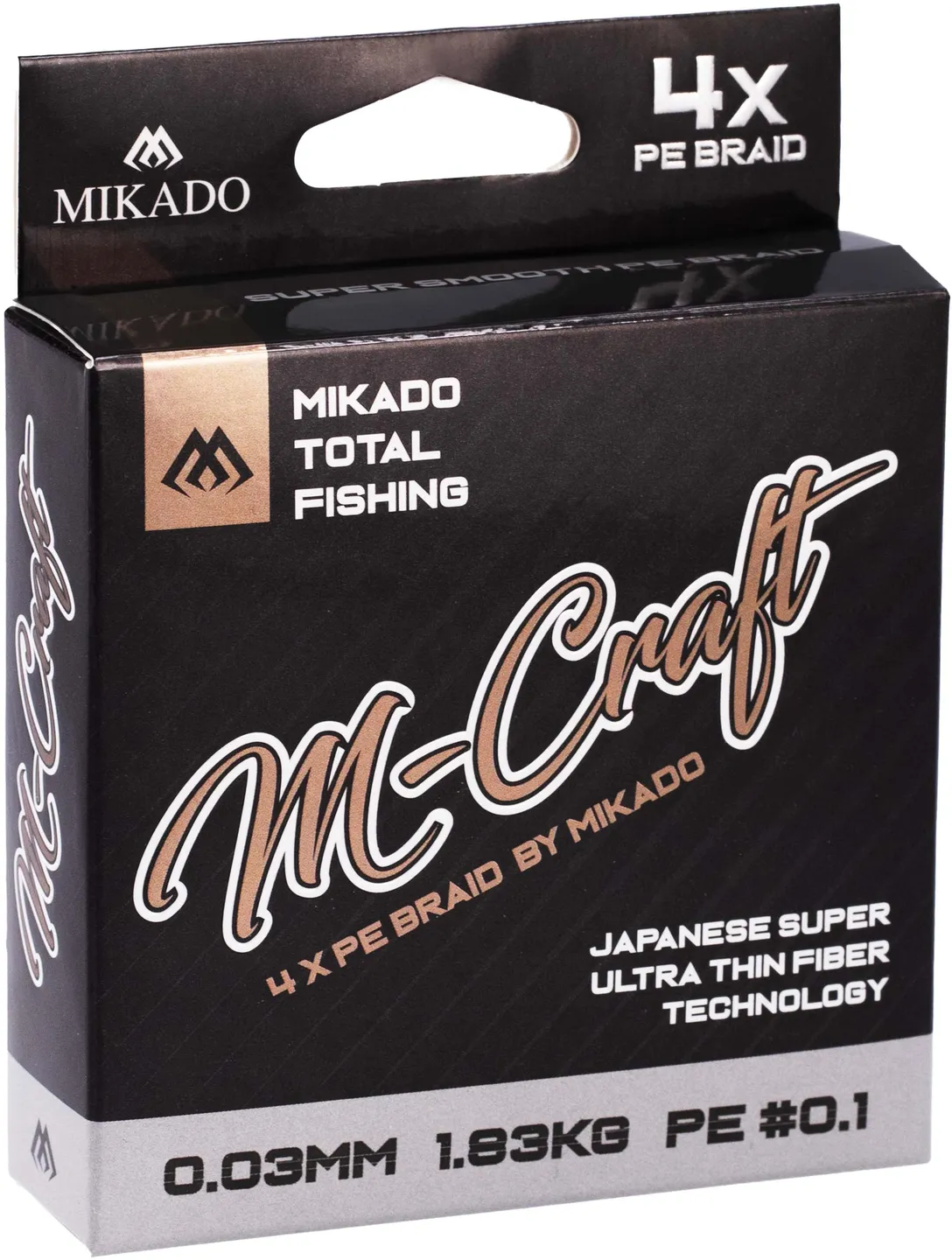 Mikado M-Craft Braid - 0.06mm, 150m, 3.83kg, Steel Grey