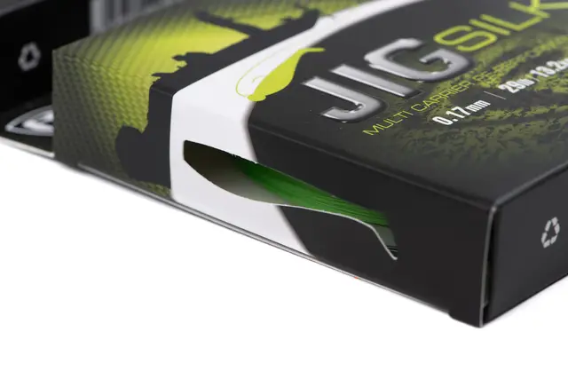 Fox Rage Jig Silk Geflochtene Schnur 0.17mm 13.15kg 120m Fluro Green