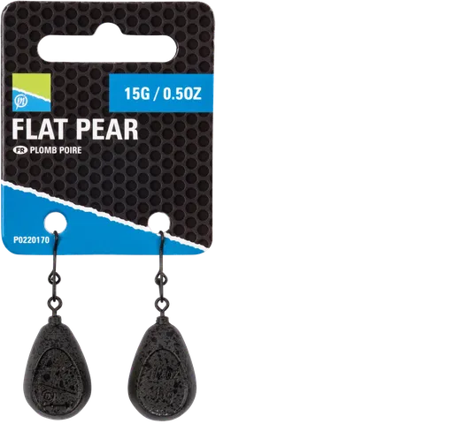 Preston Flat Pear Sinker 15g 2pcs