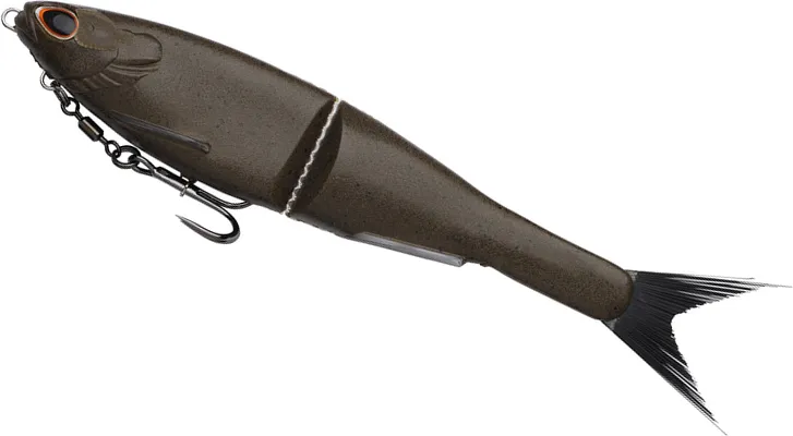 Berkley PowerBait Nessie Weiche Köder 17cm 28g Slow Sinking Green Pumpkin