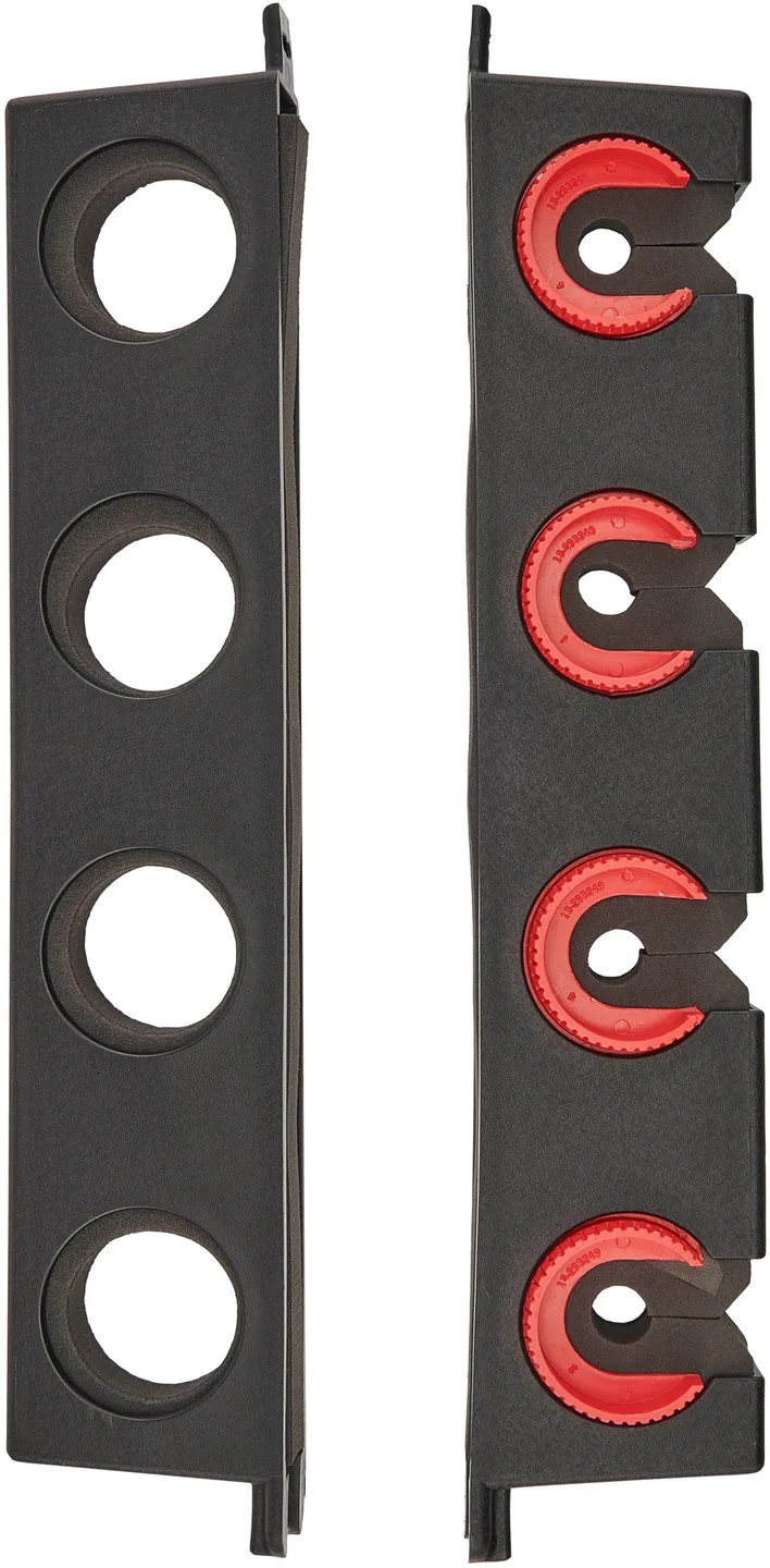 Berkley Twist Lock Utility 4 Rod Rack 4compartments 34cm Polypropylene Wall-mounted