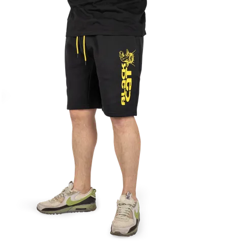 Black Cat Jogger Shorts XXL