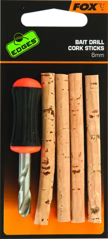 Fox Edges 6mm Bait Drill & Cork Sticks