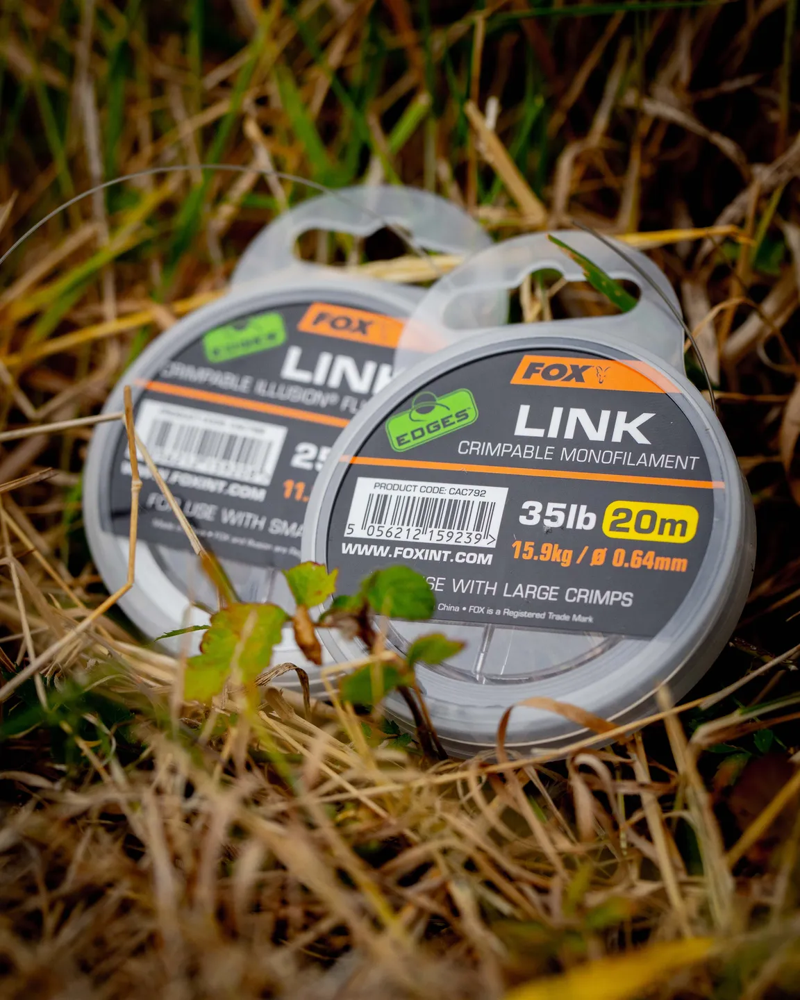Fox Edges Link Trans Khaki Mono 0.64mm 15.9kg 20m
