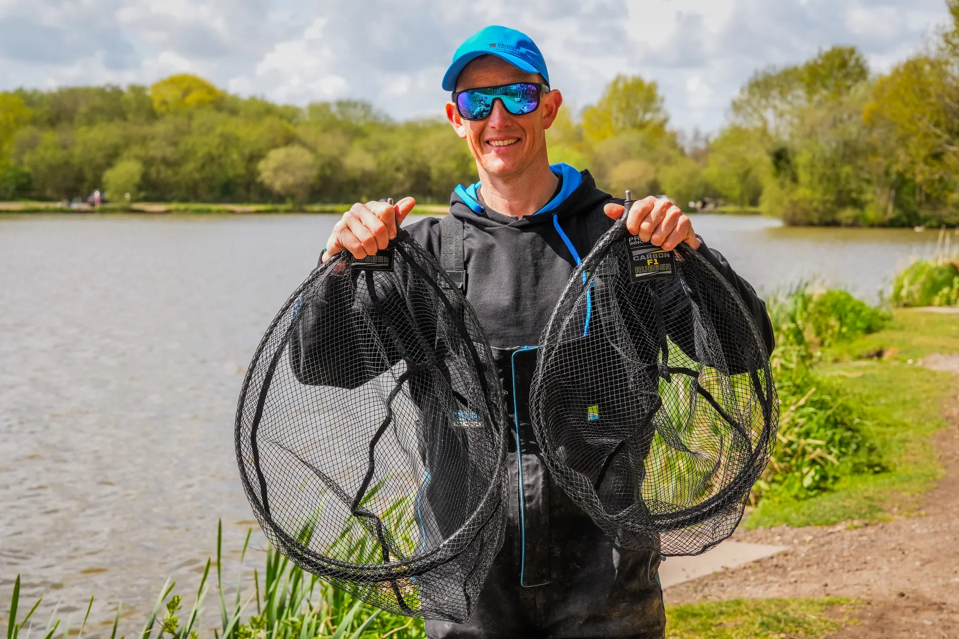 Preston Carbon Hair Mesh Kescher 45.7cm Carbon Hair Rig Safe