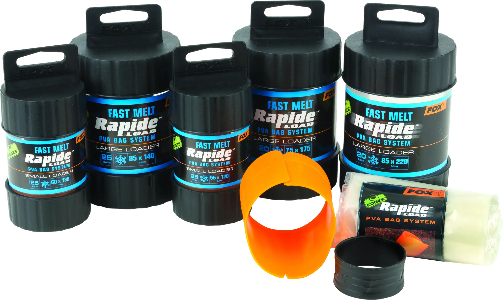 Fox Edges Rapide Load PVA Bag System Fast Melt 20pcs 75x175mm