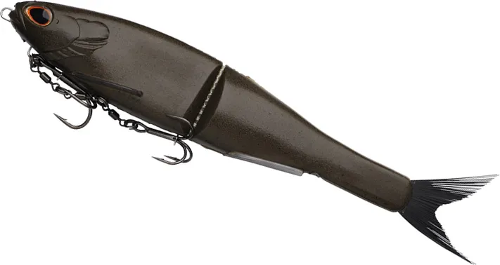 Berkley PowerBait Nessie Weiche Köder 22cm 57g Slow Sinking Green Pumpkin