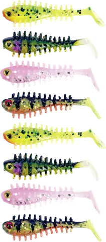 Fox Rage Micro Spikey Fry UV Softbaits 4cm Mixed