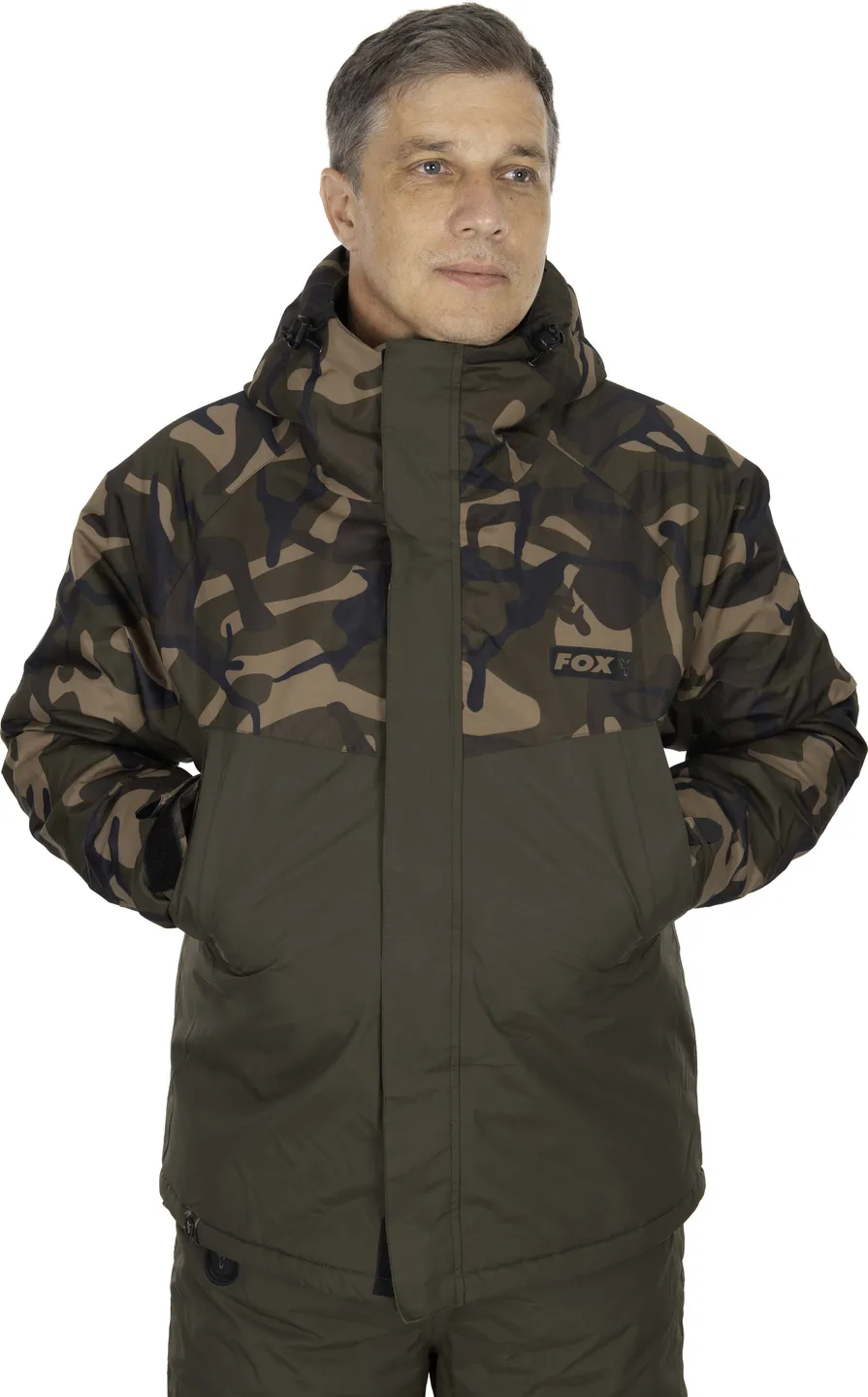 Fox Khaki Camo Wintersuit XL 5000mm 3000g/m²/24h 2
