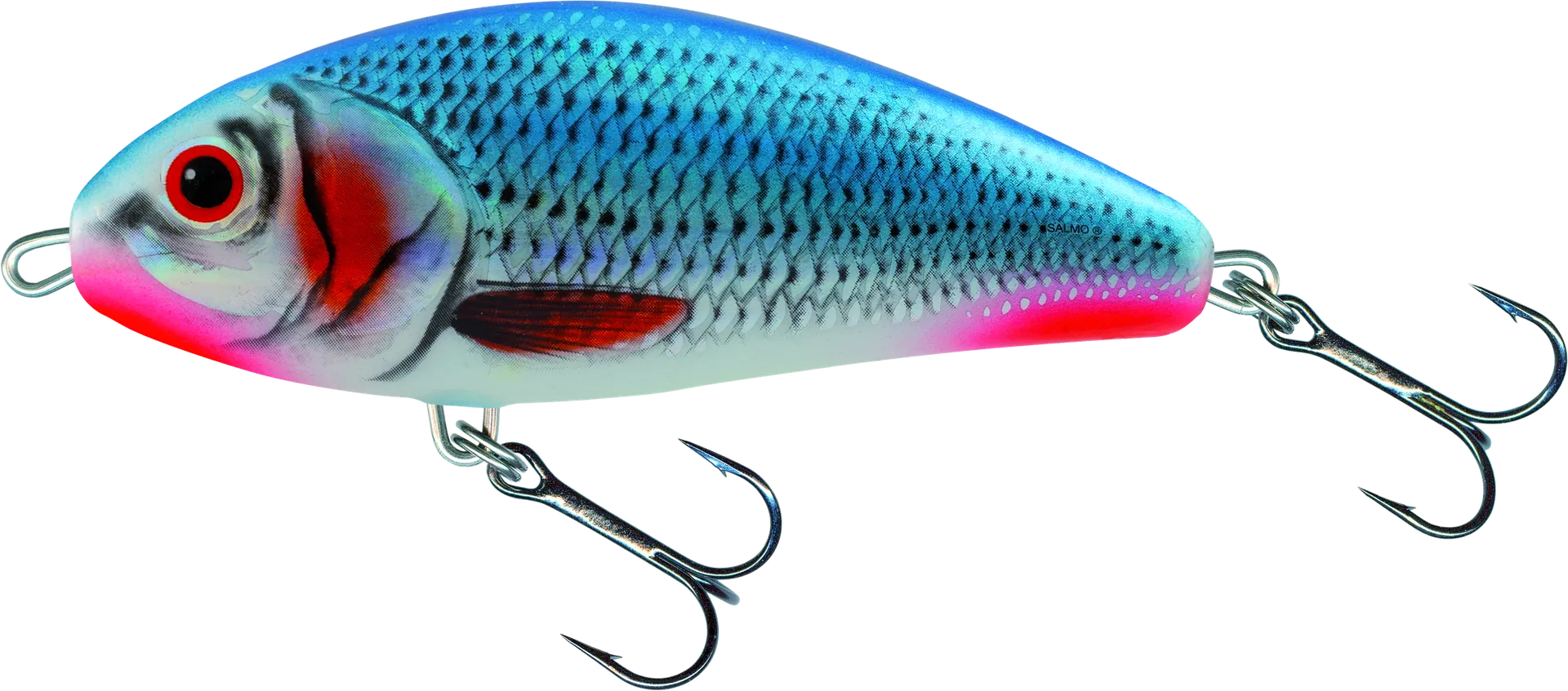 Salmo Fatso Jerkbait 10cm 52g Sinking Bleeding Blue Shad