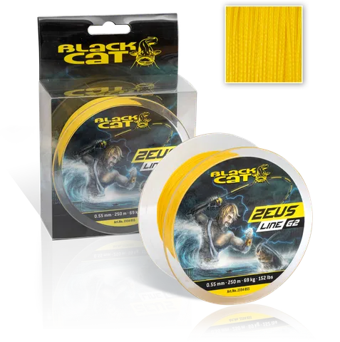 Black Cat Zeus Line G2 0.38mm 37kg 400m yellow