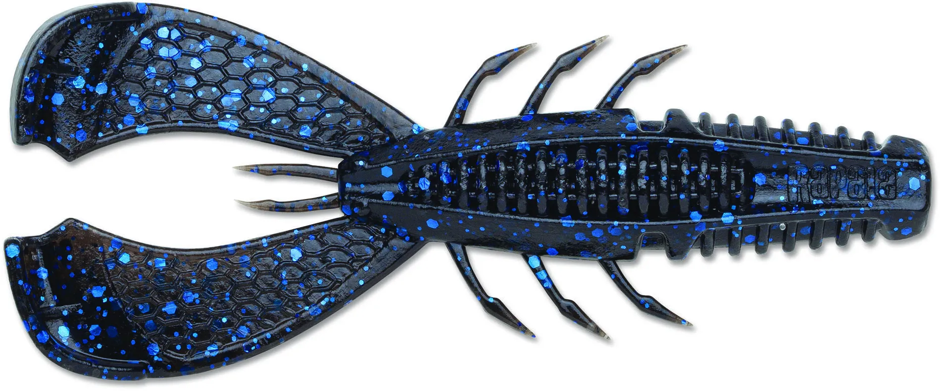 Rapala CrushCity Cleanup Craw Weichköder 7pc 8g 9cm Black Blue Flake