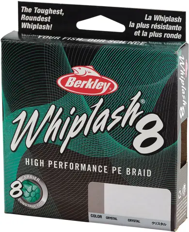 Berkley Whiplash 8 Geflochtene Schnur 150m 0.10mm 14.8kg Crystal