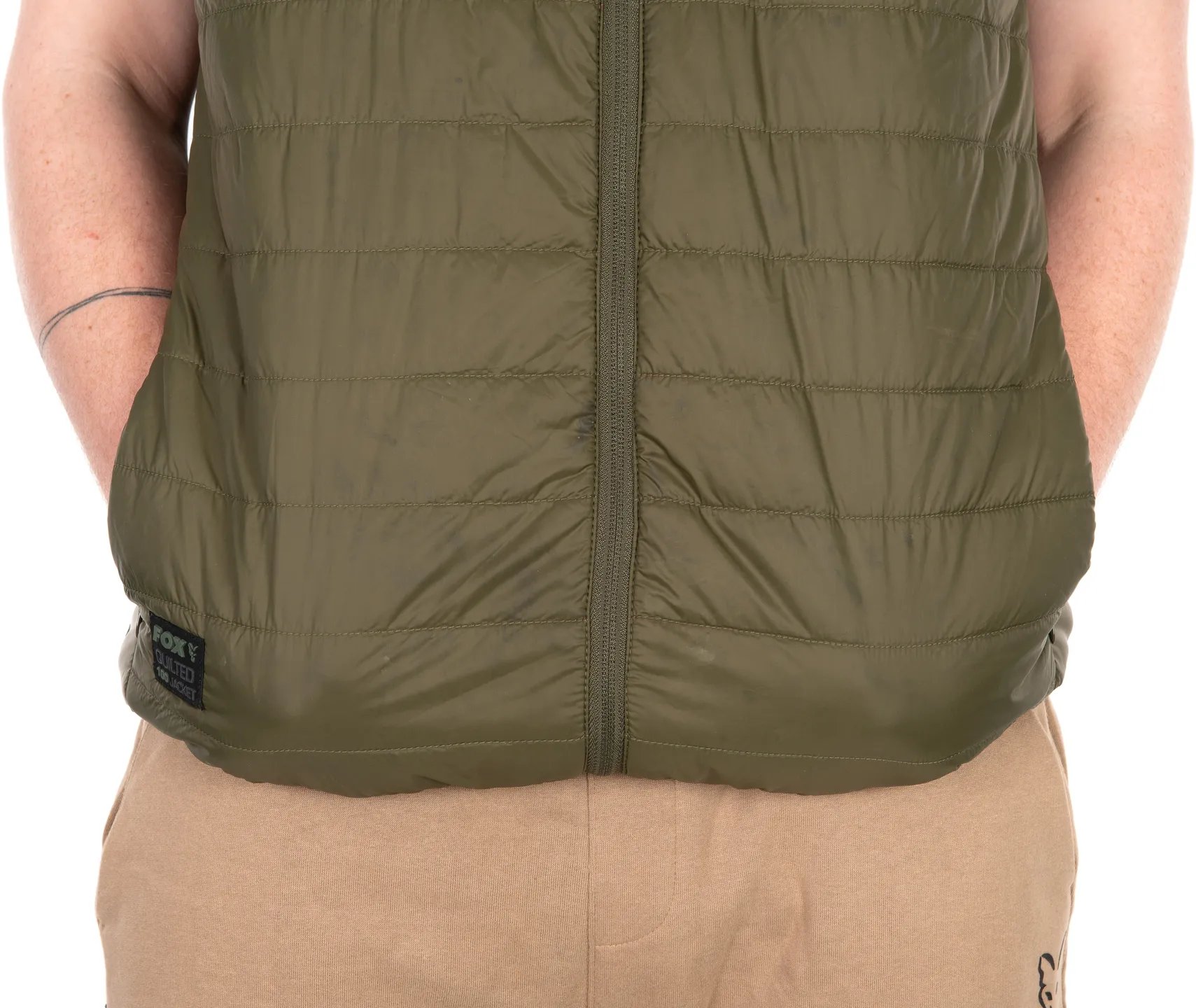 Fox Olive Quilted 100 Gilet L