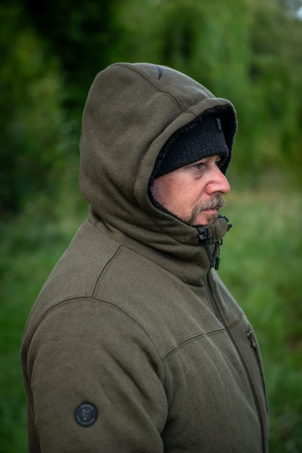 Fox Collection Sherpa Jacket XL Black/Orange